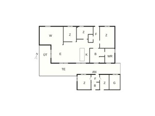 Ferienhaus Hou Grundriss 4