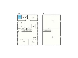 Maison de vacances Sønderho Sogn Plan d'étage 3