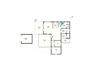 Ferienhaus Søndervig Grundriss 4