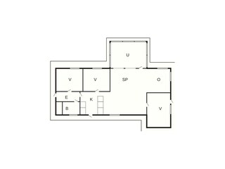 Vakantiehuis Udsholt Strand Grondplan 31