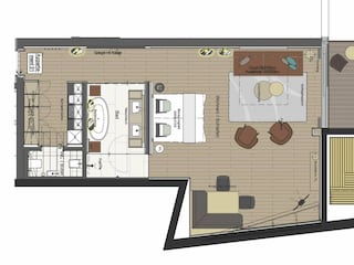 Appartement Kaltenbach Grondplan 15