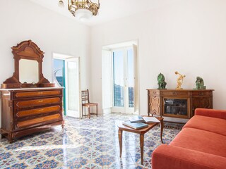 Wohnzimmer in Blau Suite,