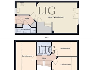 Grundriss EG & OG