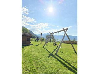 Playground made from natural materials