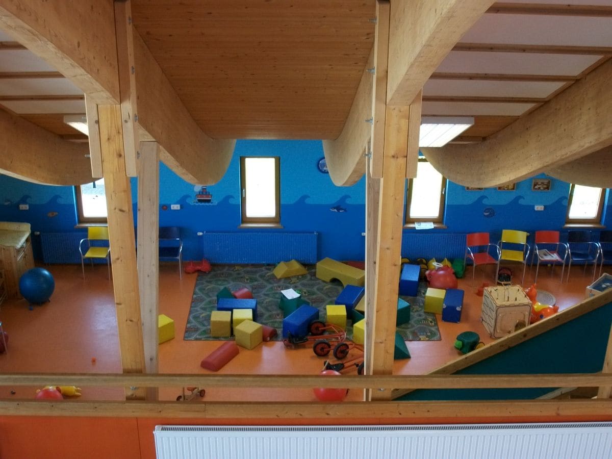 Das Kinderspielhaus am Strand