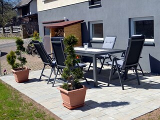 Landhaus Grimburg, Grimburg, Terasse