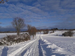 Landhaus Grimburg, Grimburg, Weg_Winter