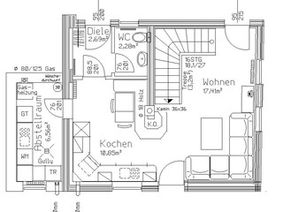 Vakantiehuis Lohr am Main Grondplan 34