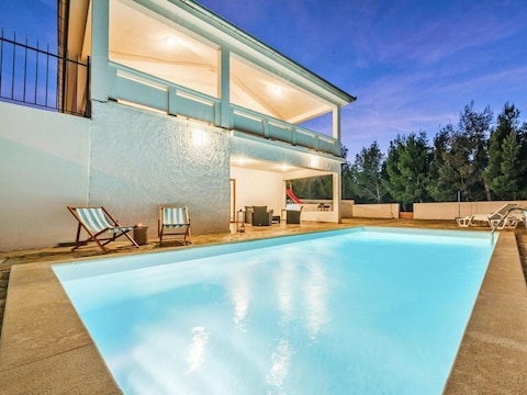 Parco vacanze Villa a Rovanjska con Vista Mare e Piscina