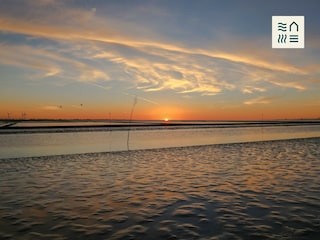 Sonnenuntergang am Dockkoog