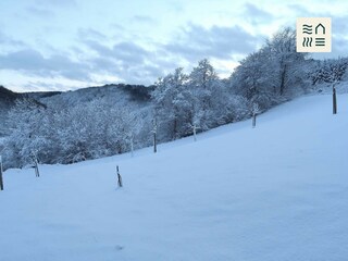Blick vom Balkon