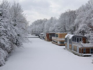 Echter Winter im Eilbekkanal