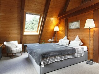 Schlafzimmer in der Remise