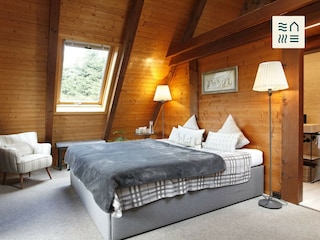 Schlafzimmer in der Remise