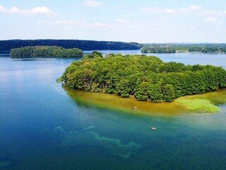 Insel im Pinnower See