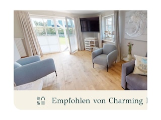 Wohnzimmer mit Fernseher