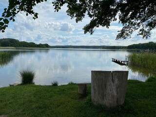 Badestelle im Sommer