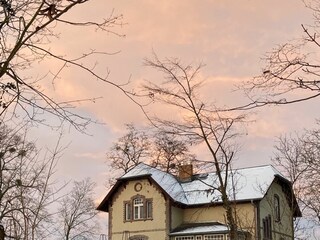 Villa Auguste im Winter