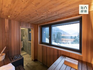 Sauna mit Ausblick