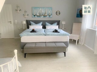 Boxspringbett obere Etage