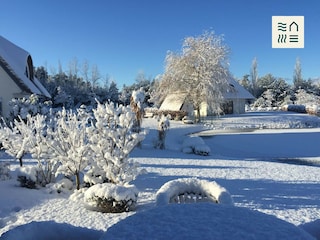 Schneezauber im Garten