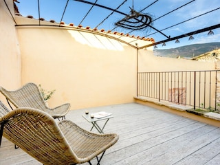 terrasse suite honorine mit blick auf den Ventoux