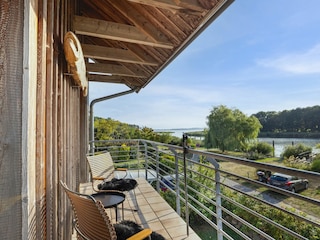 Blick vom Balkon