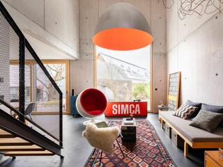 Wohnzimmer mit Panoramafenster