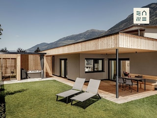 privater Garten vom Chalet