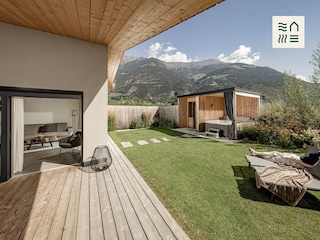 privater Garten vom Chalet