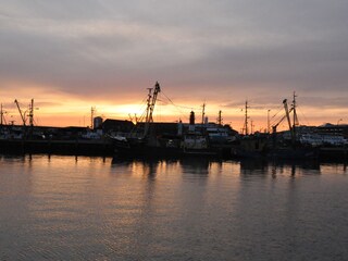 Abendstimmung am Hafen