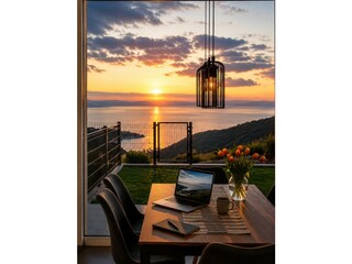 Arbeiten mit Blick auf die Kvarner-Bucht