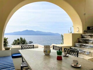 Morgenkaffee mit Meerblick