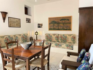 Living room opening to the sea