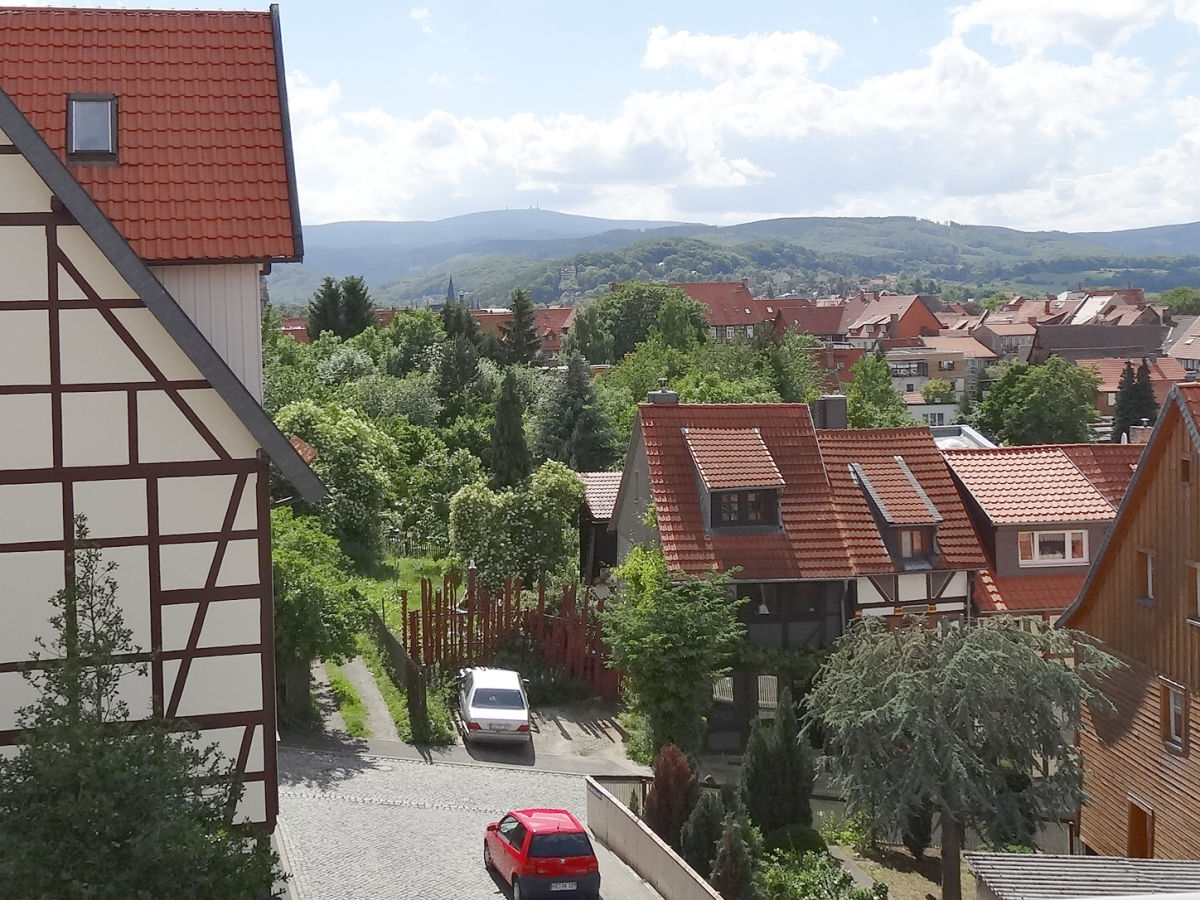 Blick auf den Brocken vom Wohnzimmer aus