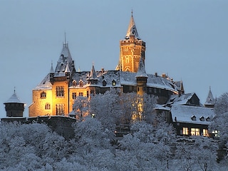 Schlossblick vom Badezimmer