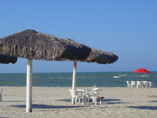 Frühmorgens am Meer.