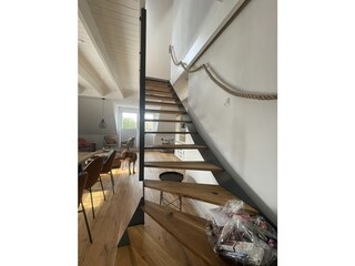 Treppe zum Giebelbereich