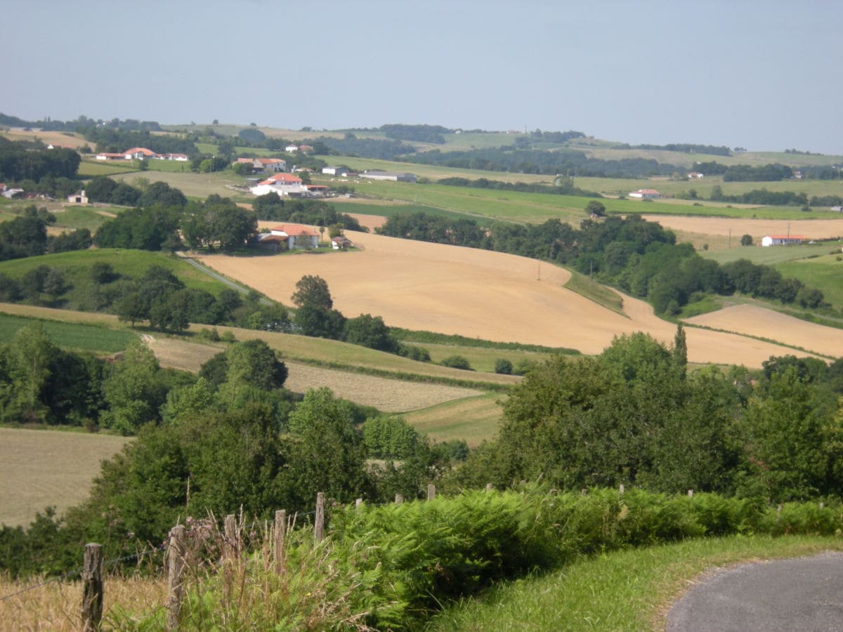 Die Landschaft des Dorfes Bardos