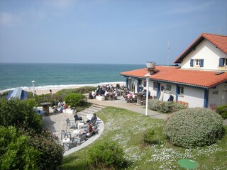 Restaurant am Strand bei Biarritz