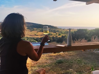 Sundowner mit Meerblick