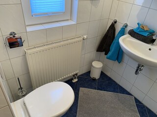 Das Duschbad im EG.