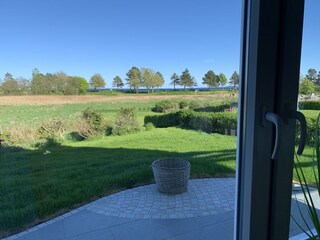 Blick aus dem Esszimmerbereich auf die Ostsee!