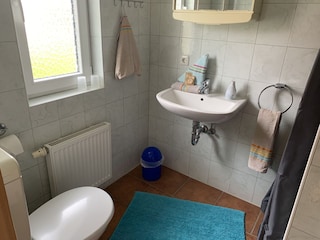 Das Duschbad im EG.