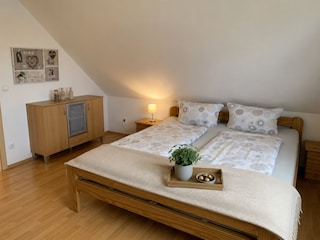 Schlafzimmer im 1. Stock.