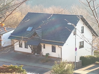 Haus Vorderseite von oben
