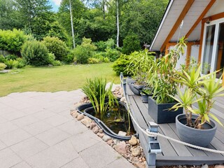 Blick auf Terrasse