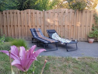 Relaxen am Nachmittag im Garten