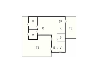 Casa de vacaciones Als Plano de planta 7