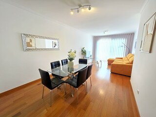 Stylish dining area with modern decoration